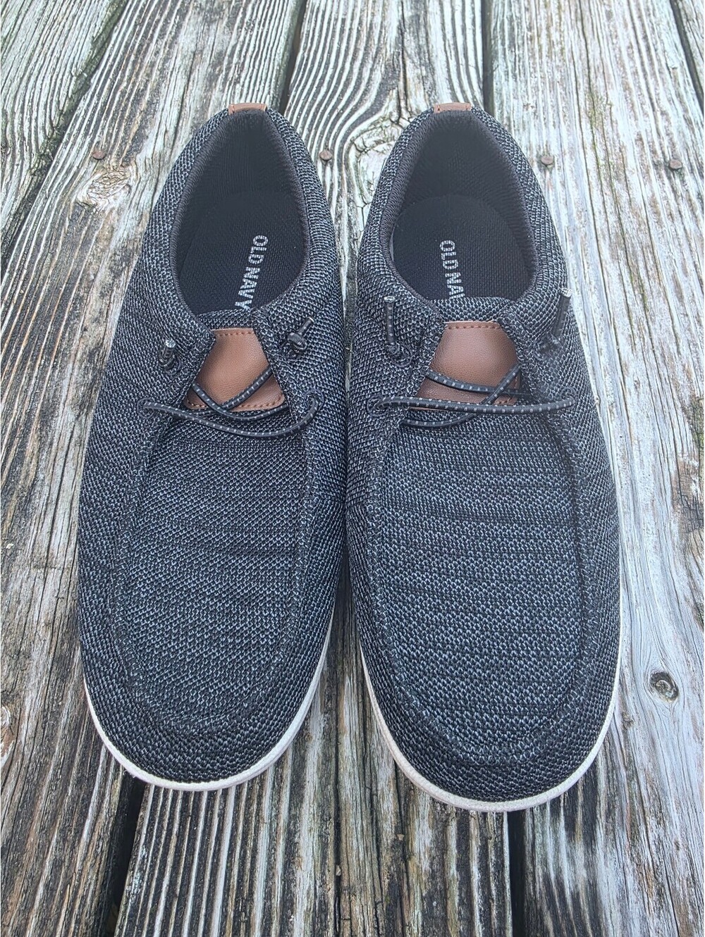 Old Navy Knit Deck Loafers for Men